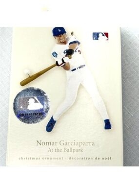 Hallmark Nomar Garciaparra Christmas MLB Ornament Dated 2008 NWT